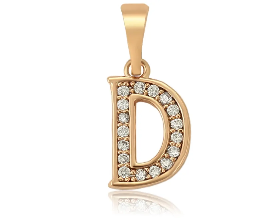 18k Gold plated Initial Letter Necklace