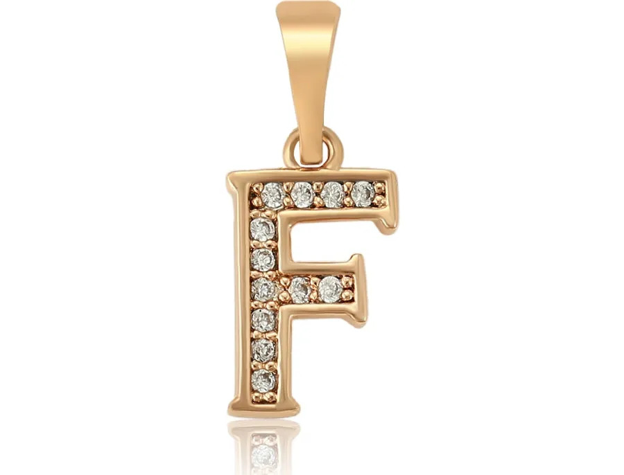 18k Gold plated Initial Letter Necklace