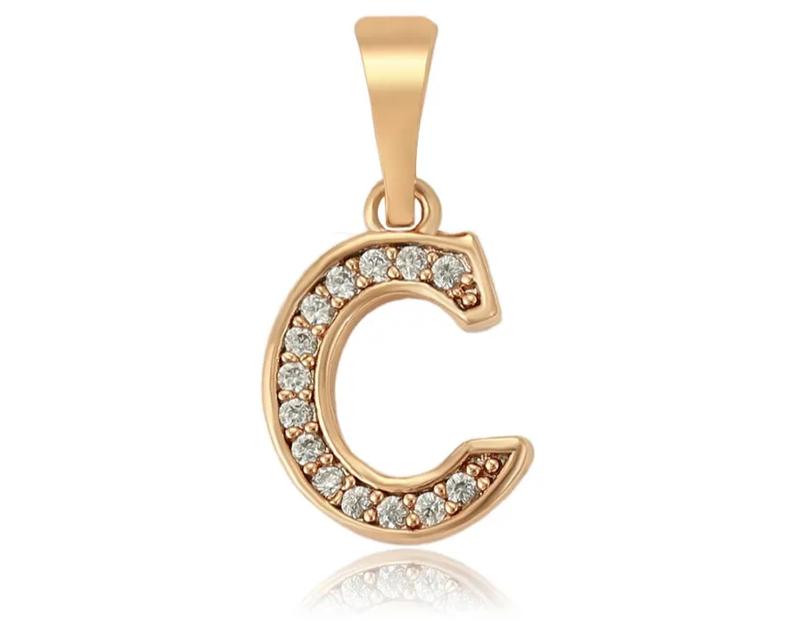 18k Gold plated Initial Letter Necklace