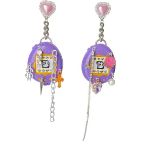 1997 Vintage Drippy Tamagotchi Charm Earrings