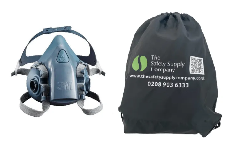 3M - 7500 Reusable Comfort Half Mask - Large - TSSC Bag - [IH-KIT7503]