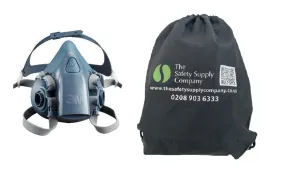 3M - 7500 Reusable Comfort Half Mask - Large - TSSC Bag - [IH-KIT7503]