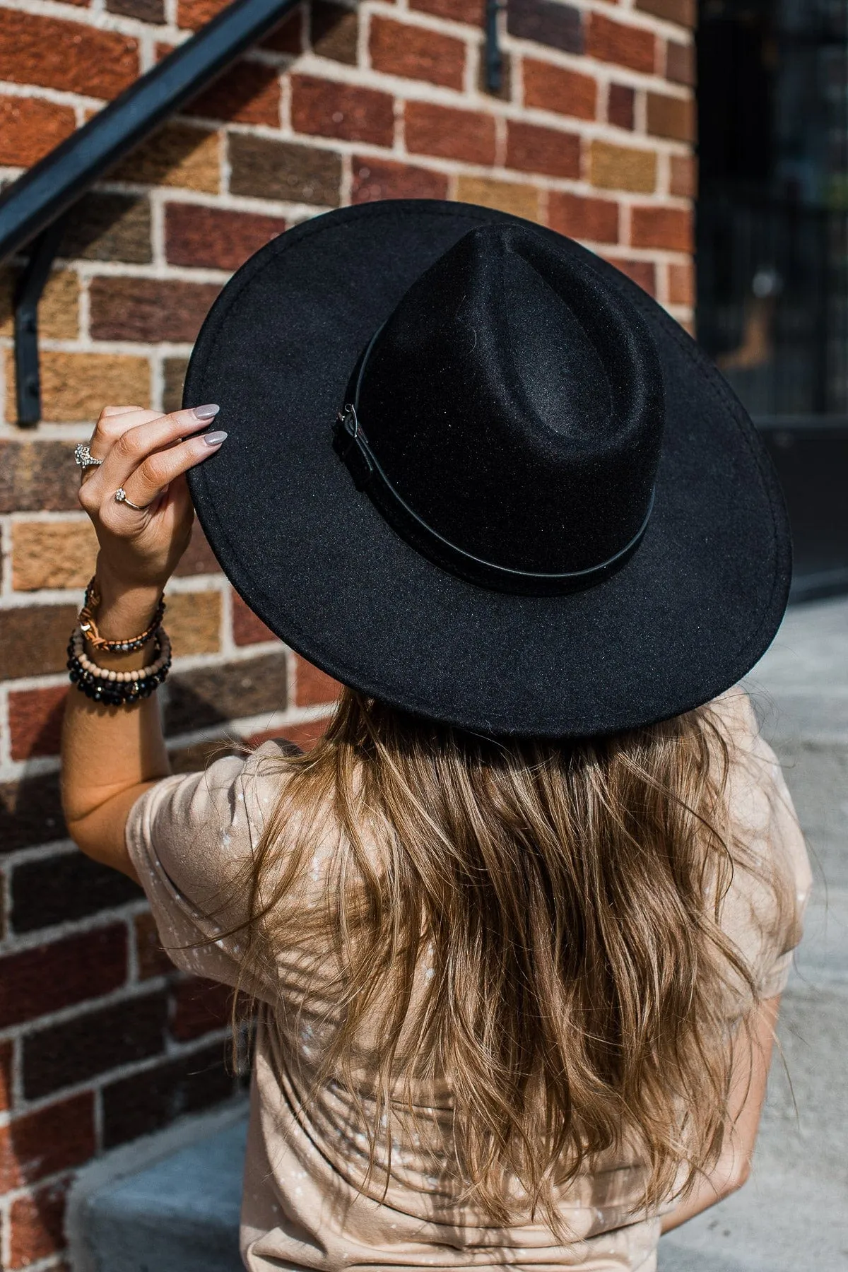 A Perfect Match Panama Hat- Black