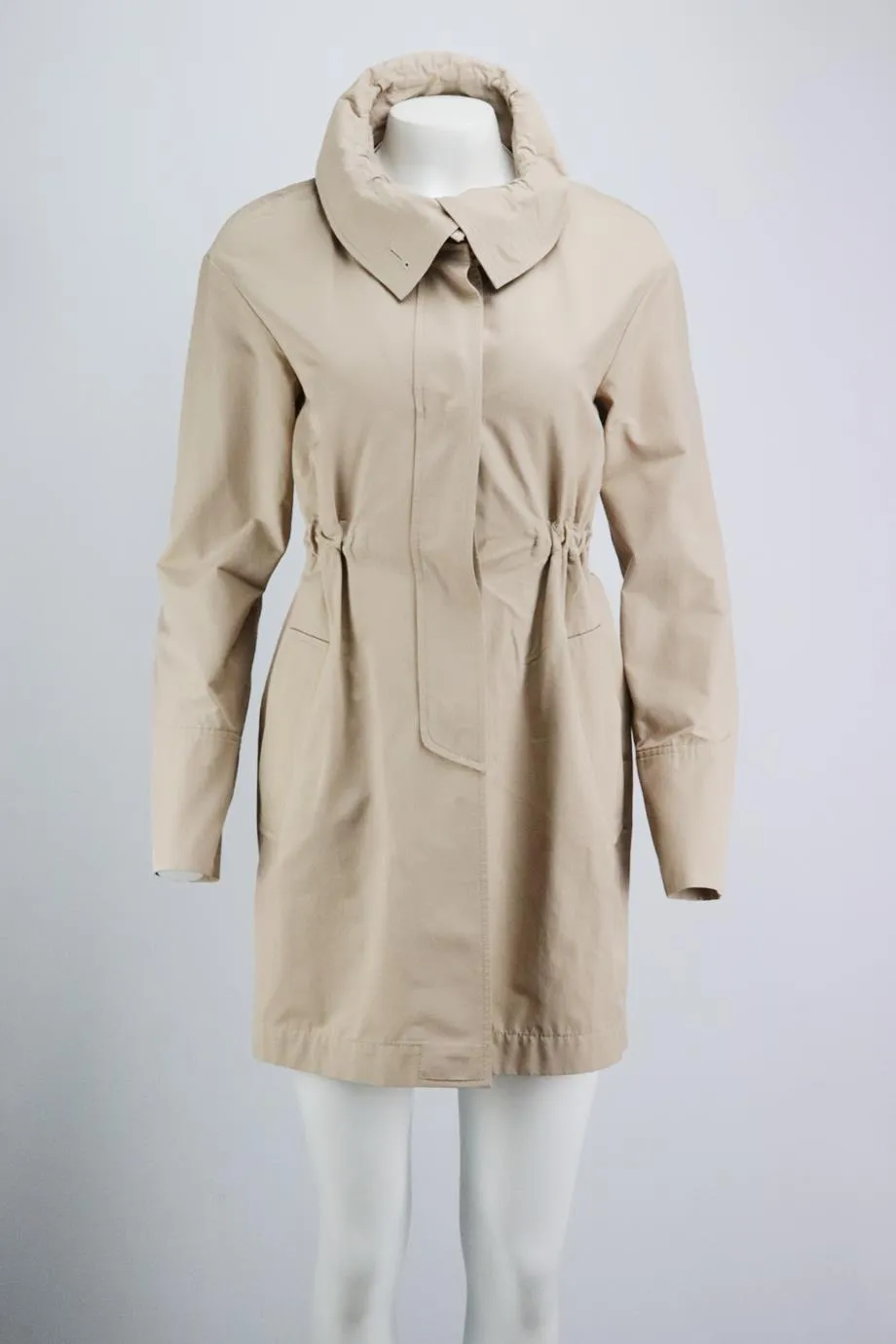 AKRIS COTTON PARKA COAT US 4 UK 8