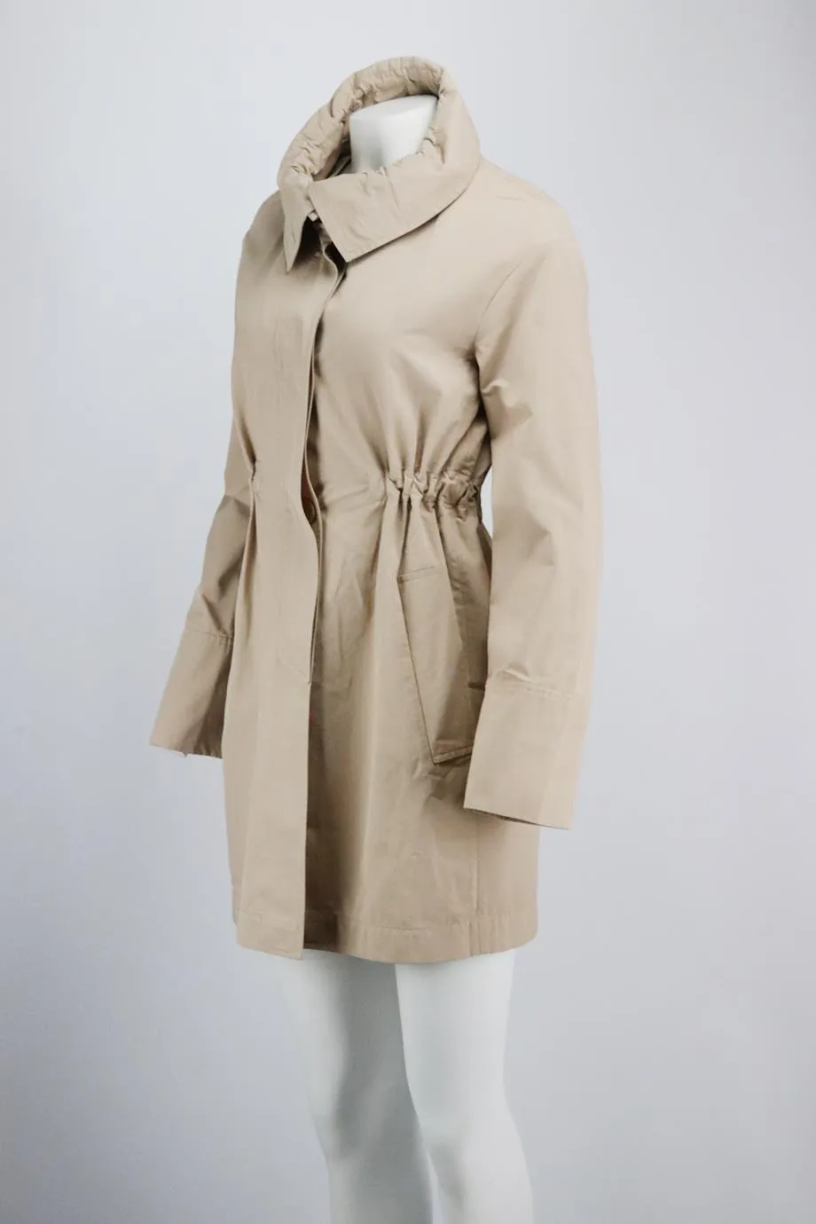 AKRIS COTTON PARKA COAT US 4 UK 8