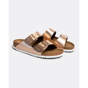 Arizona Soft Footbed Natural Leather Womens Sandals