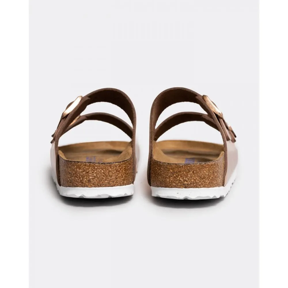 Arizona Soft Footbed Natural Leather Womens Sandals