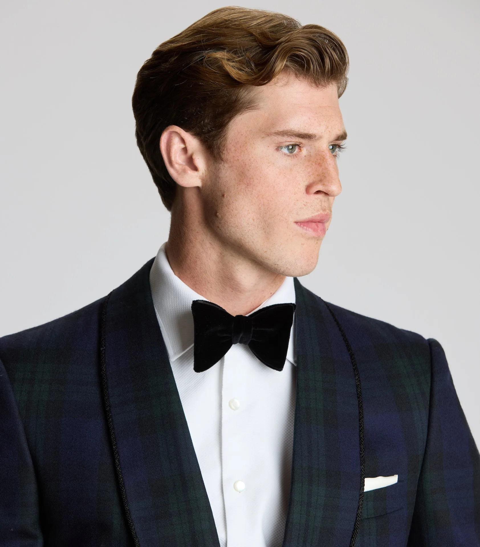 Black Watch Tartan Single Breasted Dinner Jacket