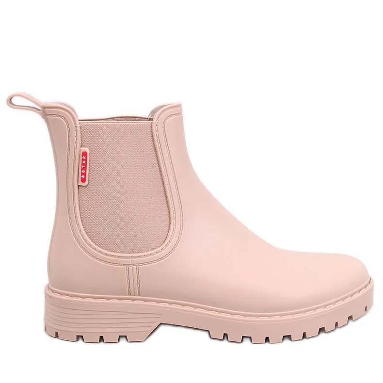 Braun Beige Chelsea Boots