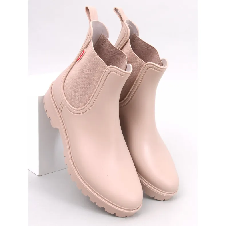 Braun Beige Chelsea Boots