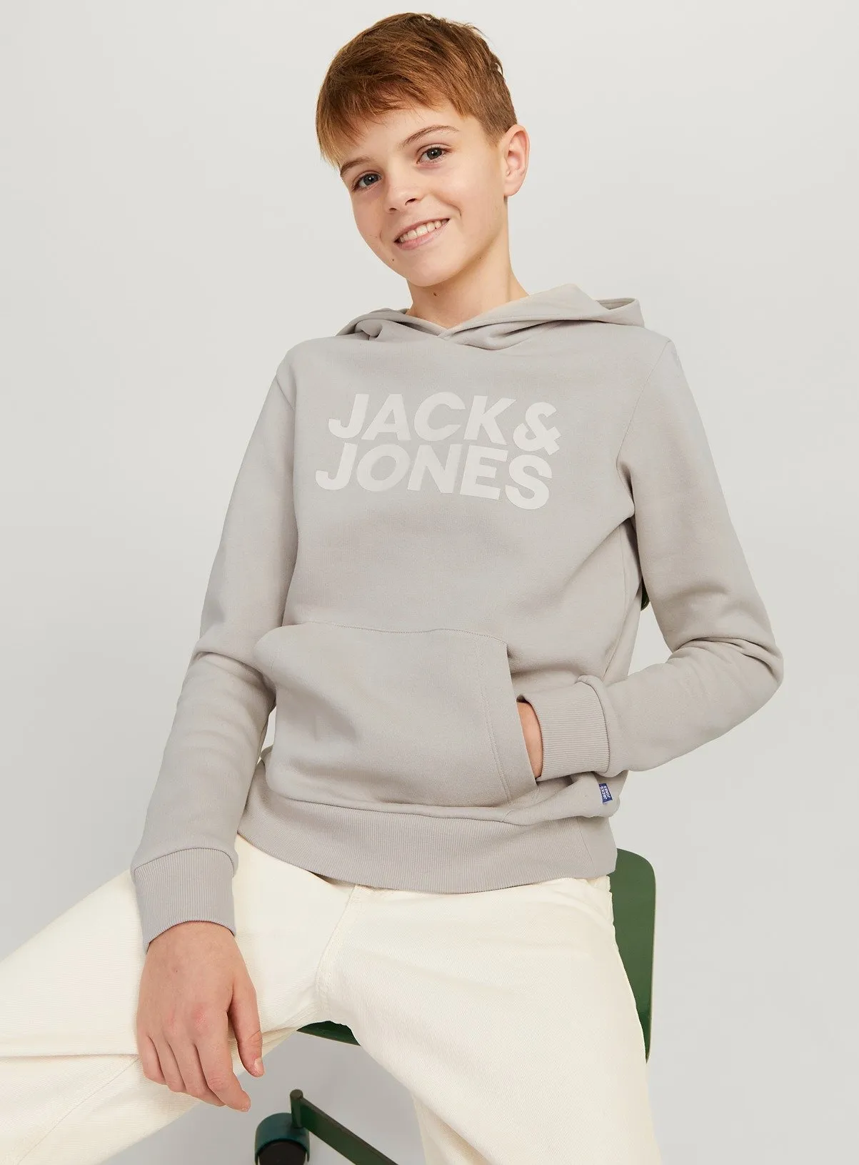 Buy JACK & JONES JUNIOR Logo Hooded Sweatshirt 12 years | Jumpers and hoodies | Tu