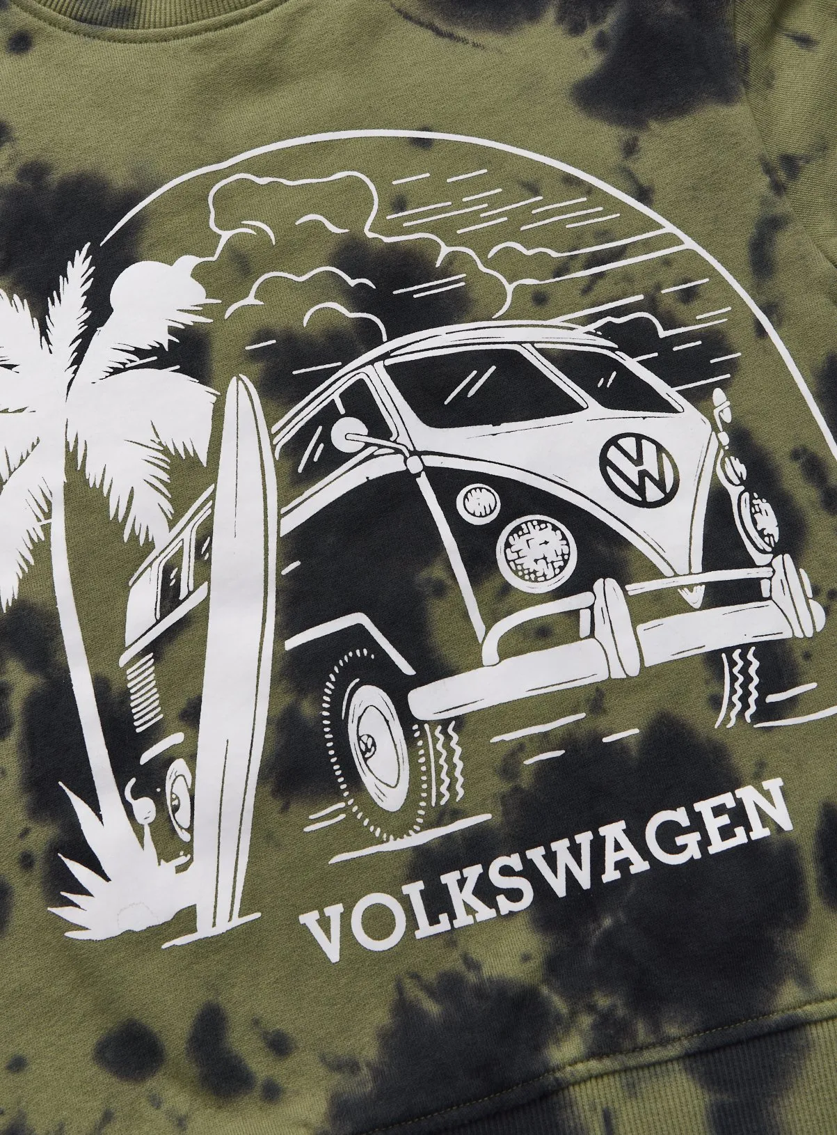 Buy Volkswagen Khaki Tie Dye Sweatshirt  11 years | Jumpers and hoodies | Tu