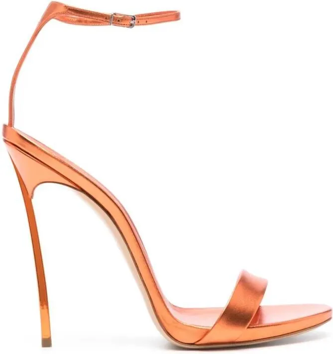 Casadei Blade Flash 100mm sandals Orange