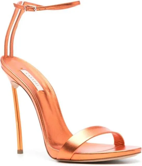 Casadei Blade Flash 100mm sandals Orange