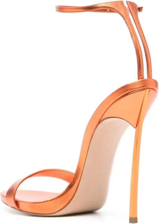 Casadei Blade Flash 100mm sandals Orange