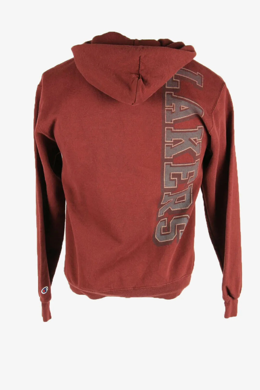 Champion Hoodies College Style Crew Neck Sports Retro Burgundy Size M - Pepper Tree London