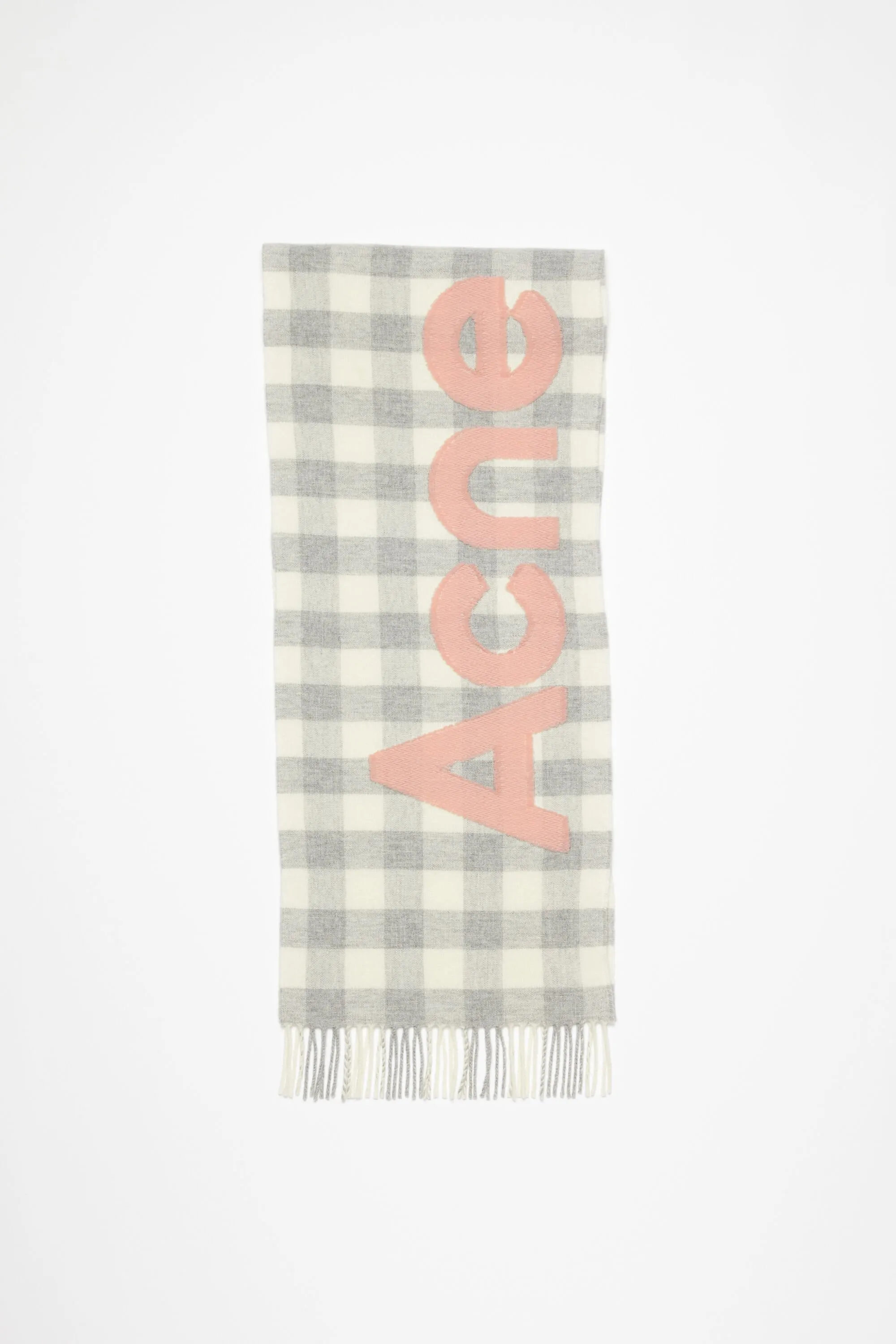 Check logo scarf