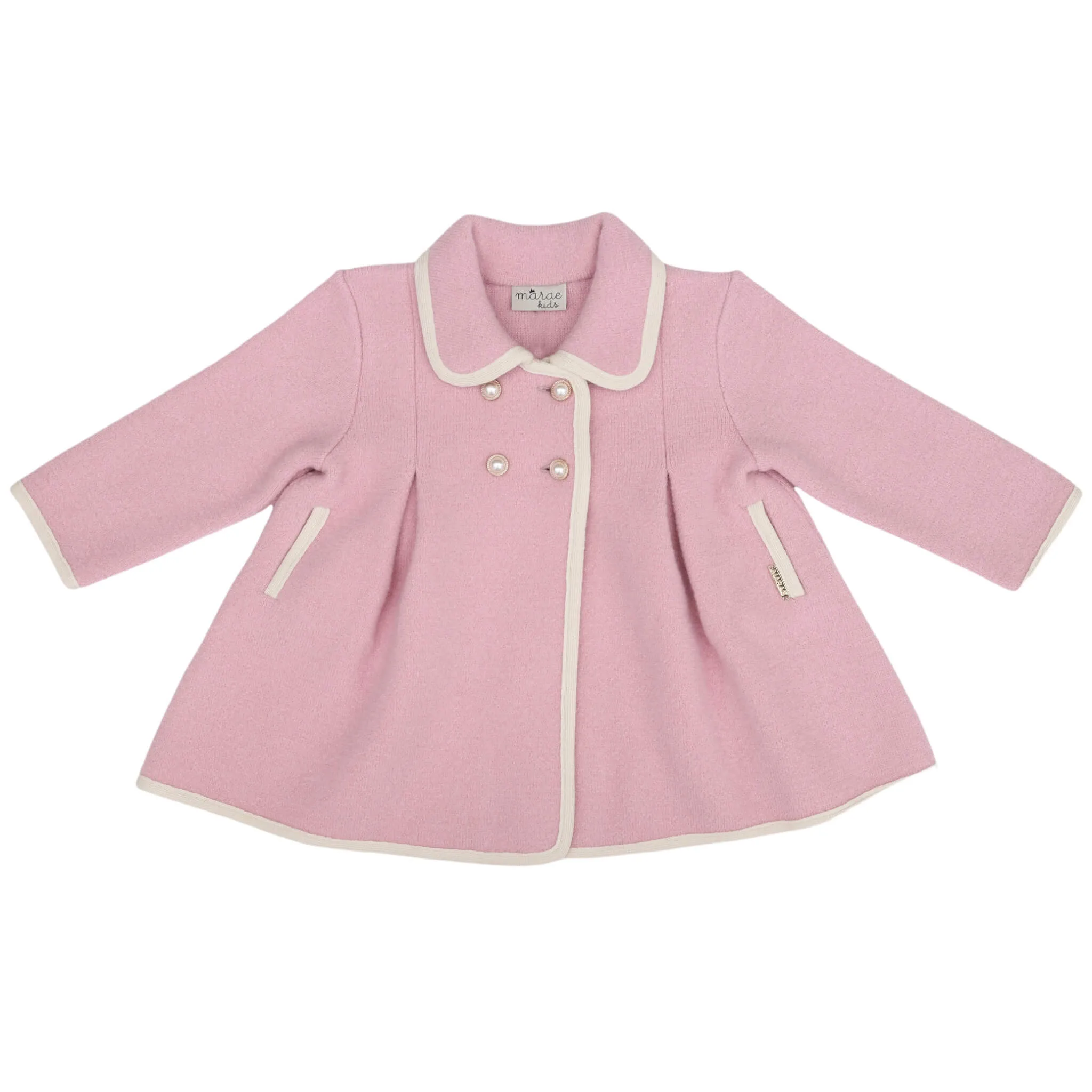 Classic Girls Coat - 100% Pure Wool (5Y, 6Y)