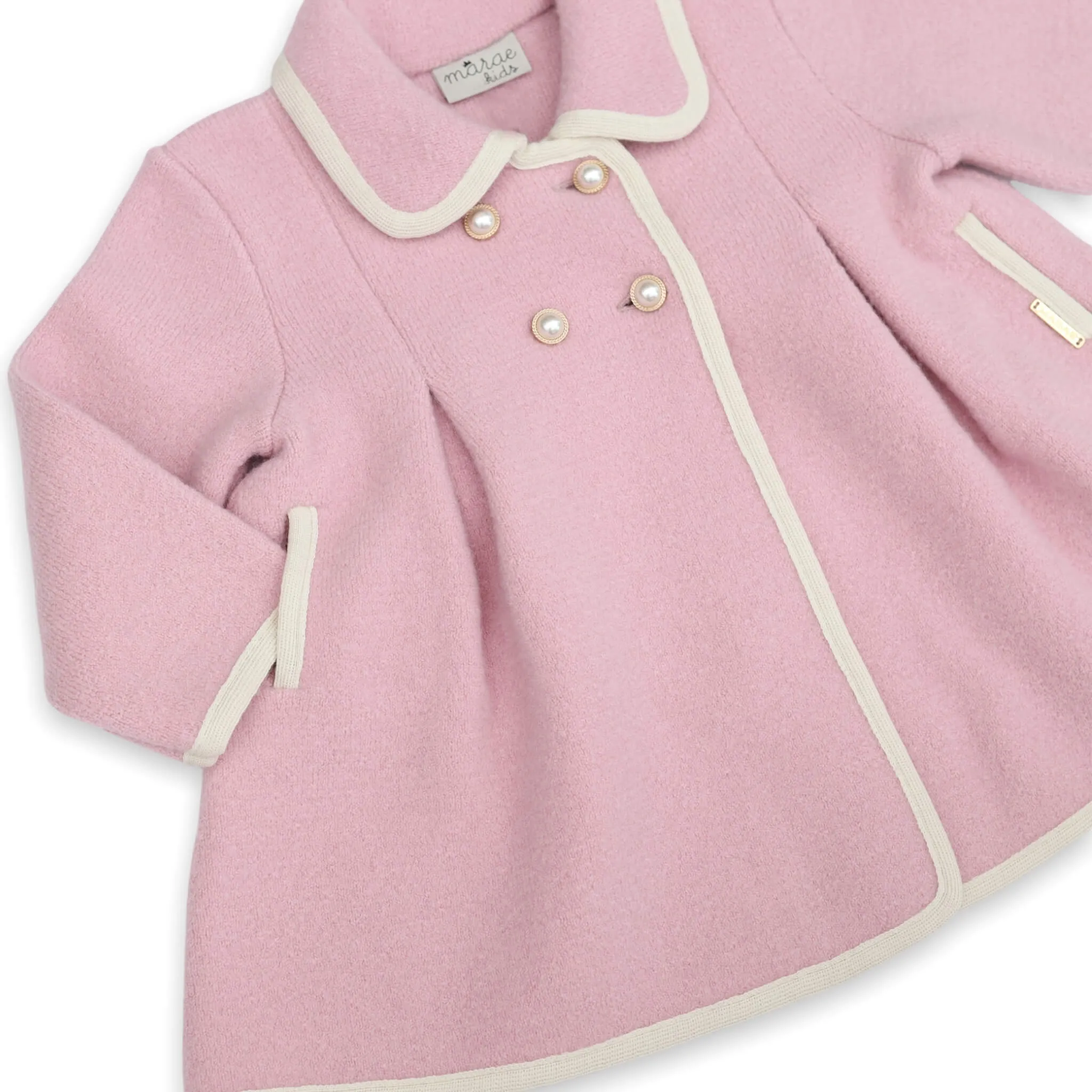 Classic Girls Coat - 100% Pure Wool (5Y, 6Y)