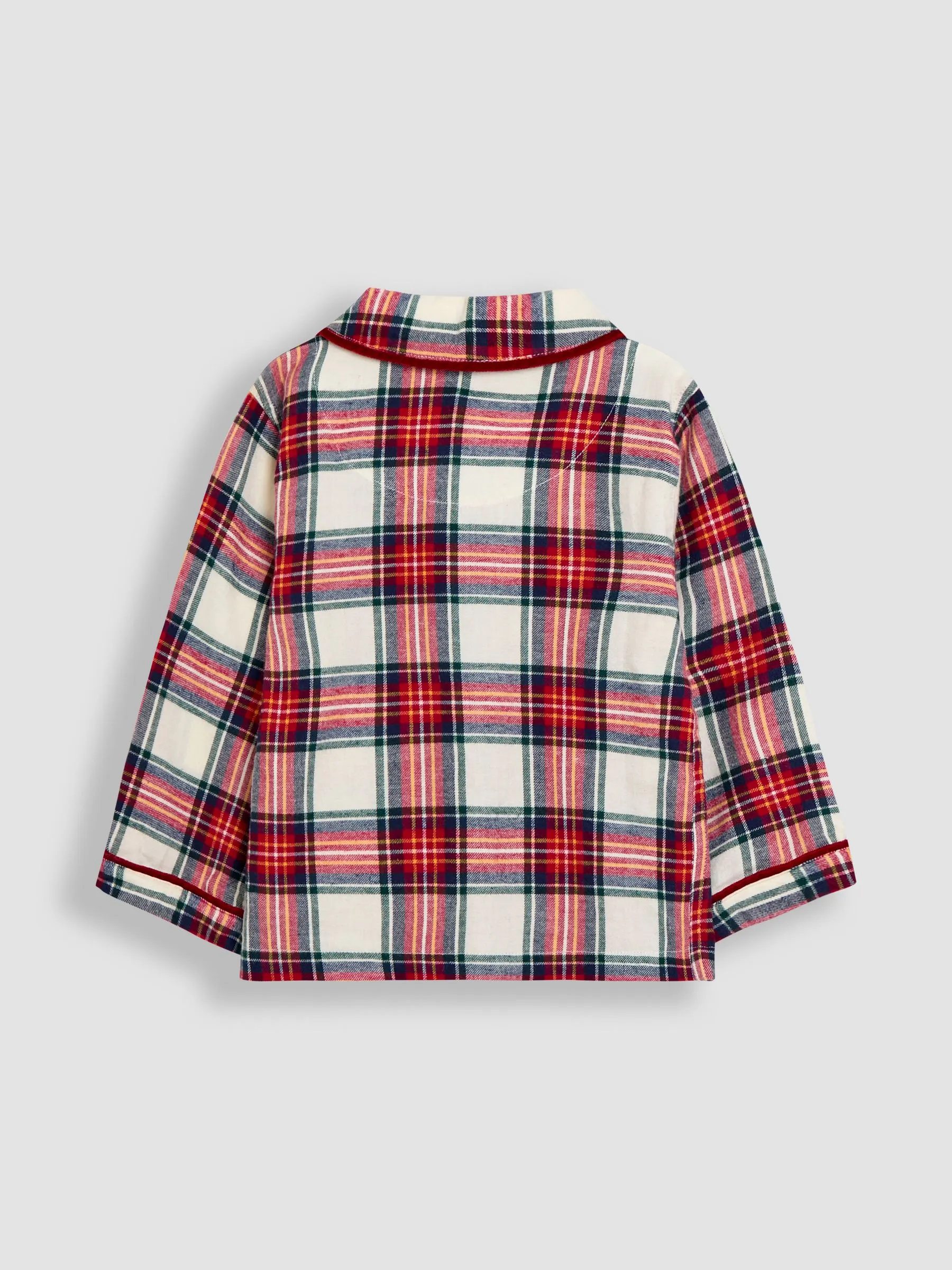 Cream Check Woven Pyjamas