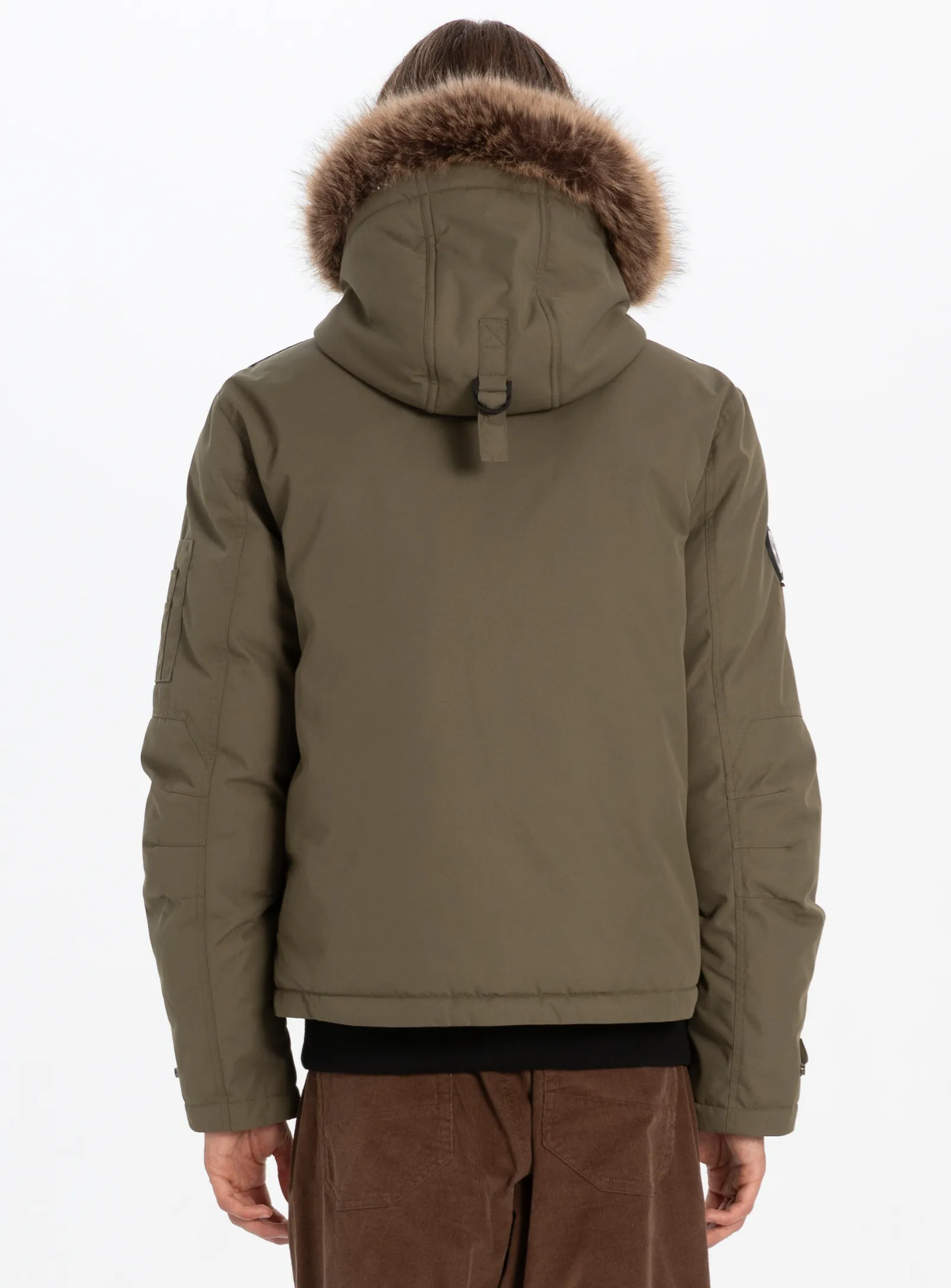 DALLASON|Bomber jacket with fur hood||DALLASON|Bomber avec capuche en fourrure