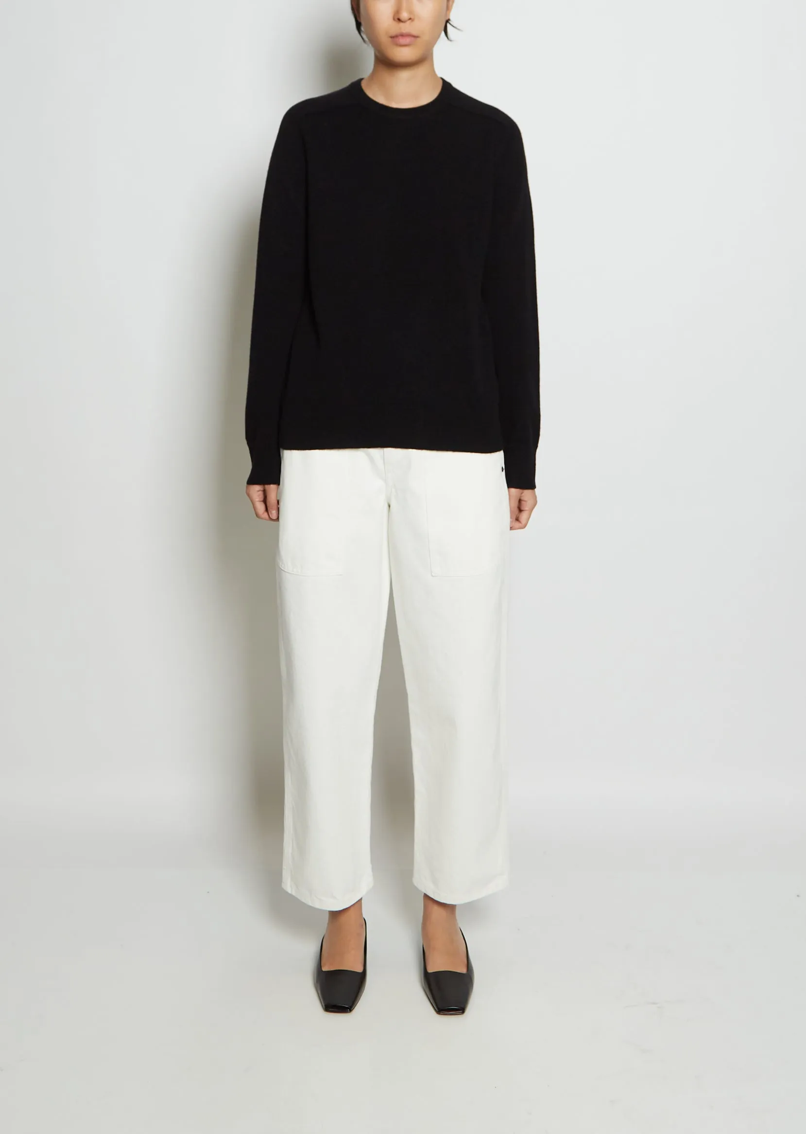 Diana Cashmere Sweater — Black