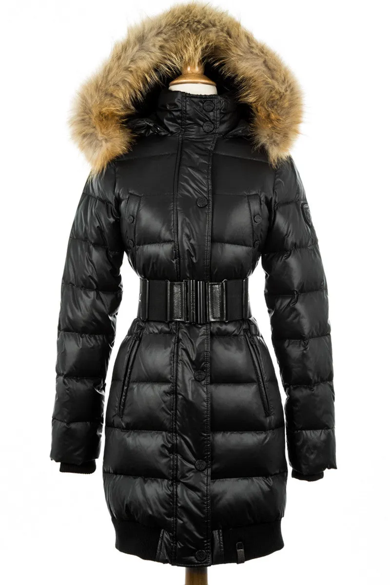 Diana Down Coat With Fur Trim