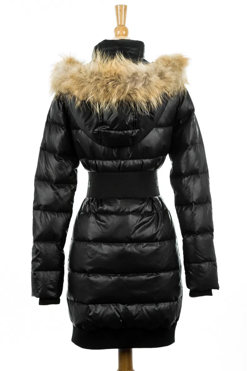 Diana Down Coat With Fur Trim