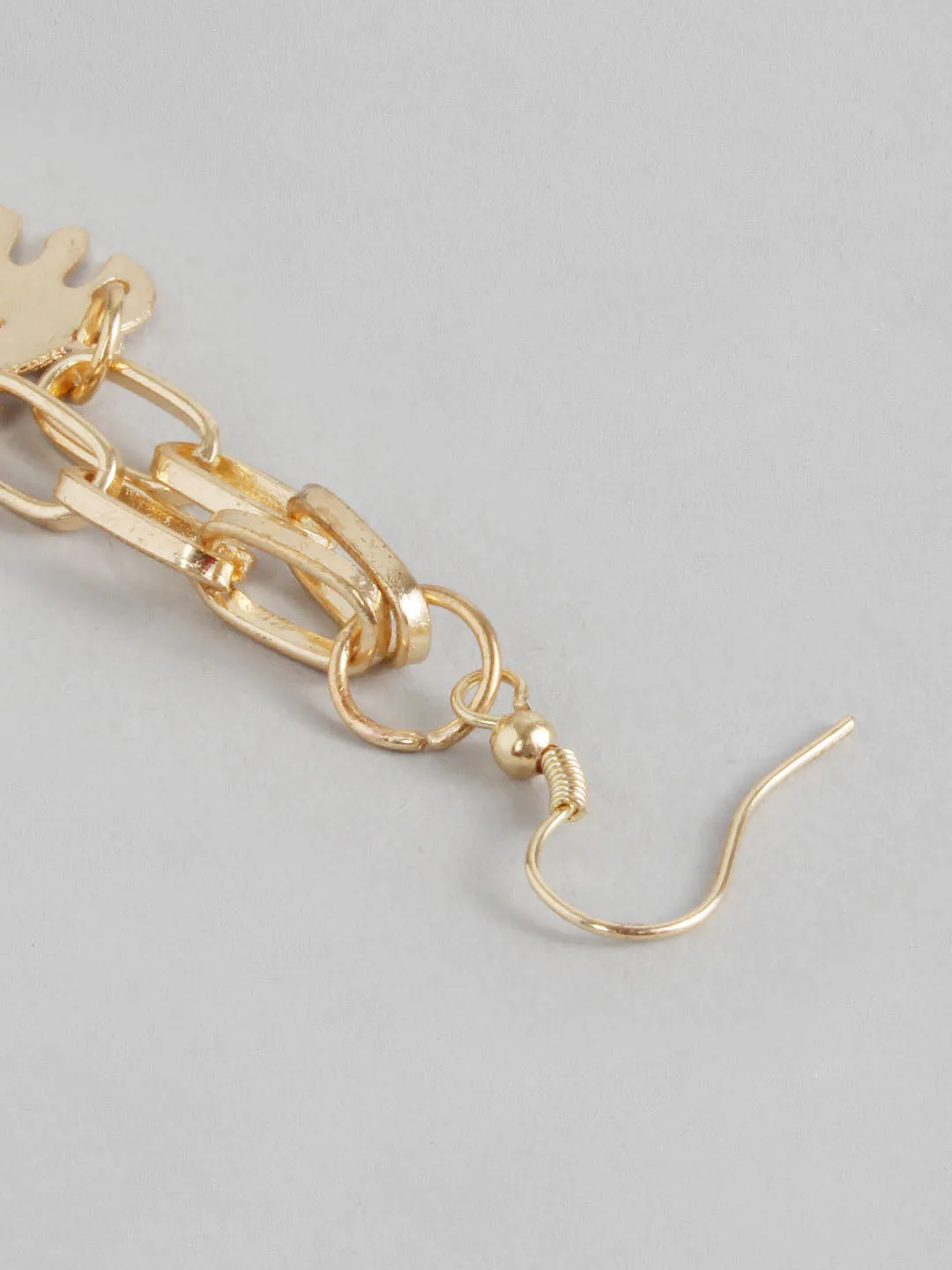 Drop Metal Chain Earring
