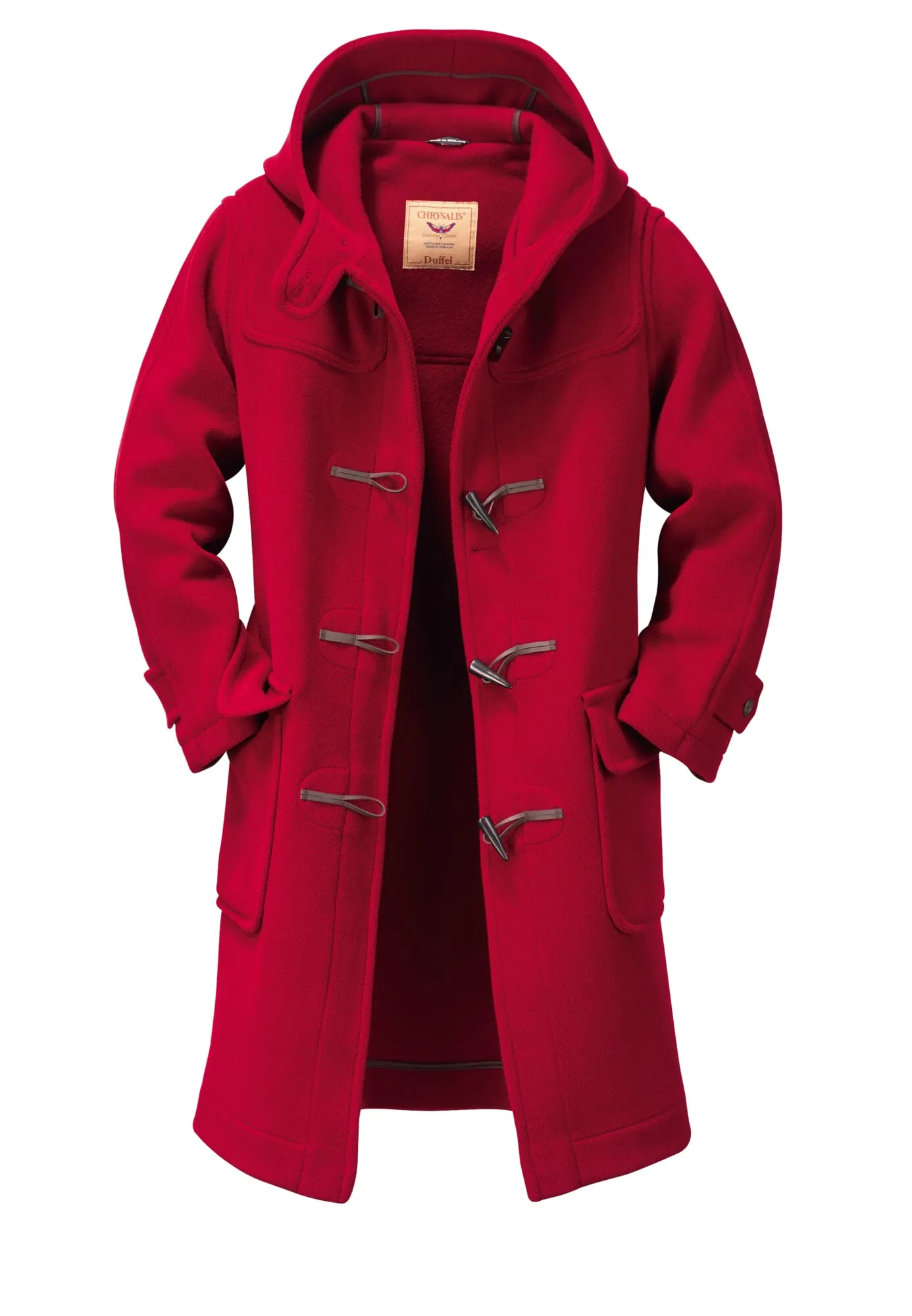 Duffle coat Elysian ladies, Red | Manufactum