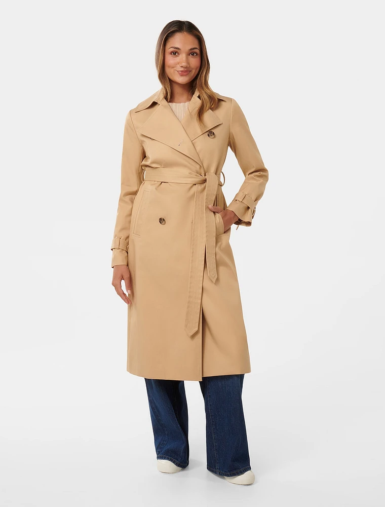 EverNew Payton Petite Soft Trench Coat