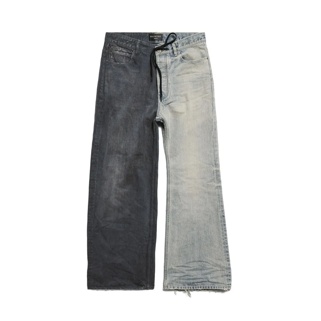      Fifty-fifty Pants in Dark Grey/light Blue 