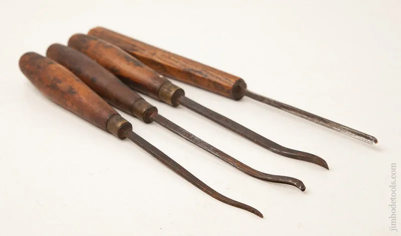 Four Carving Chisels by ADDIS - 73398