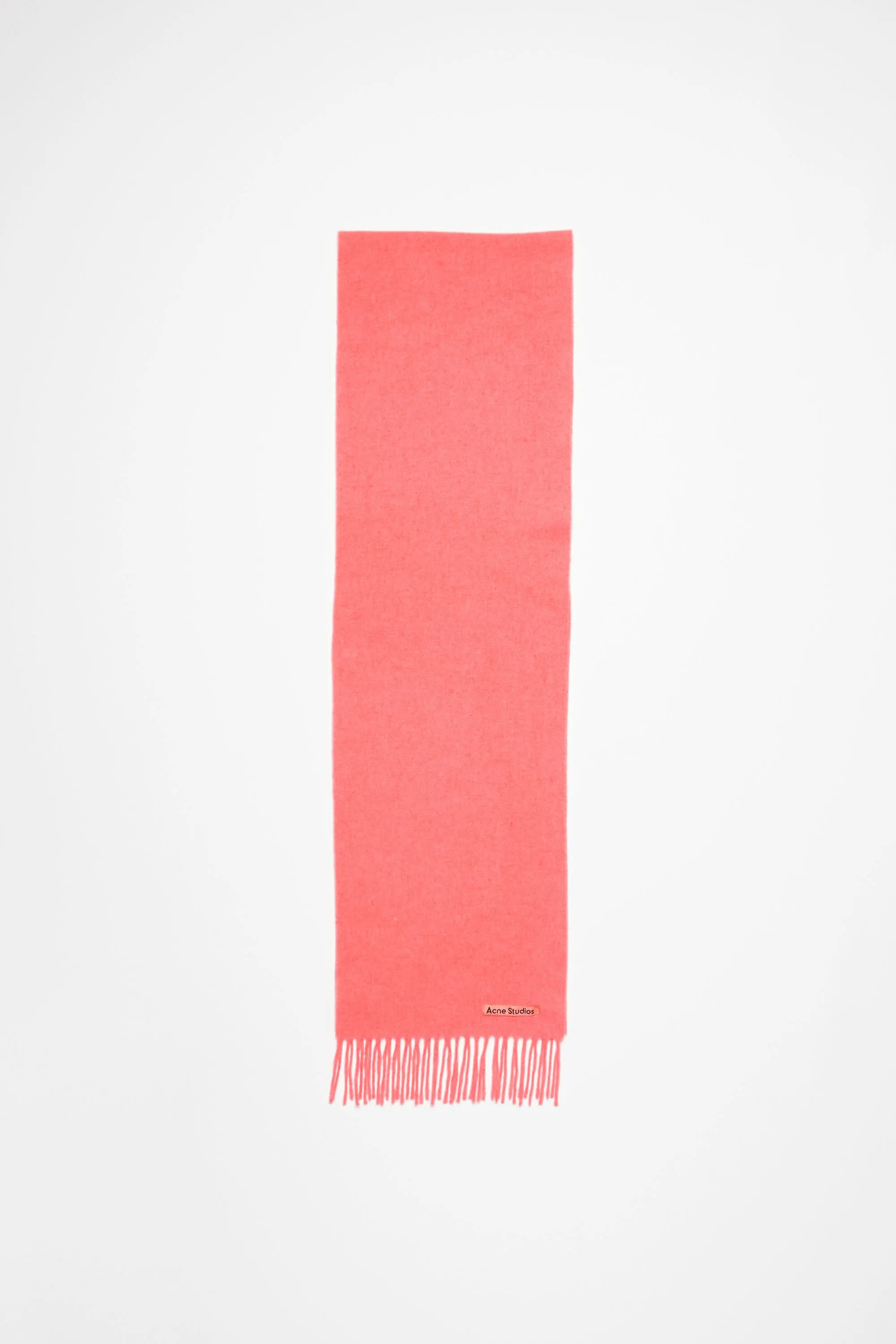 Fringe wool scarf - skinny