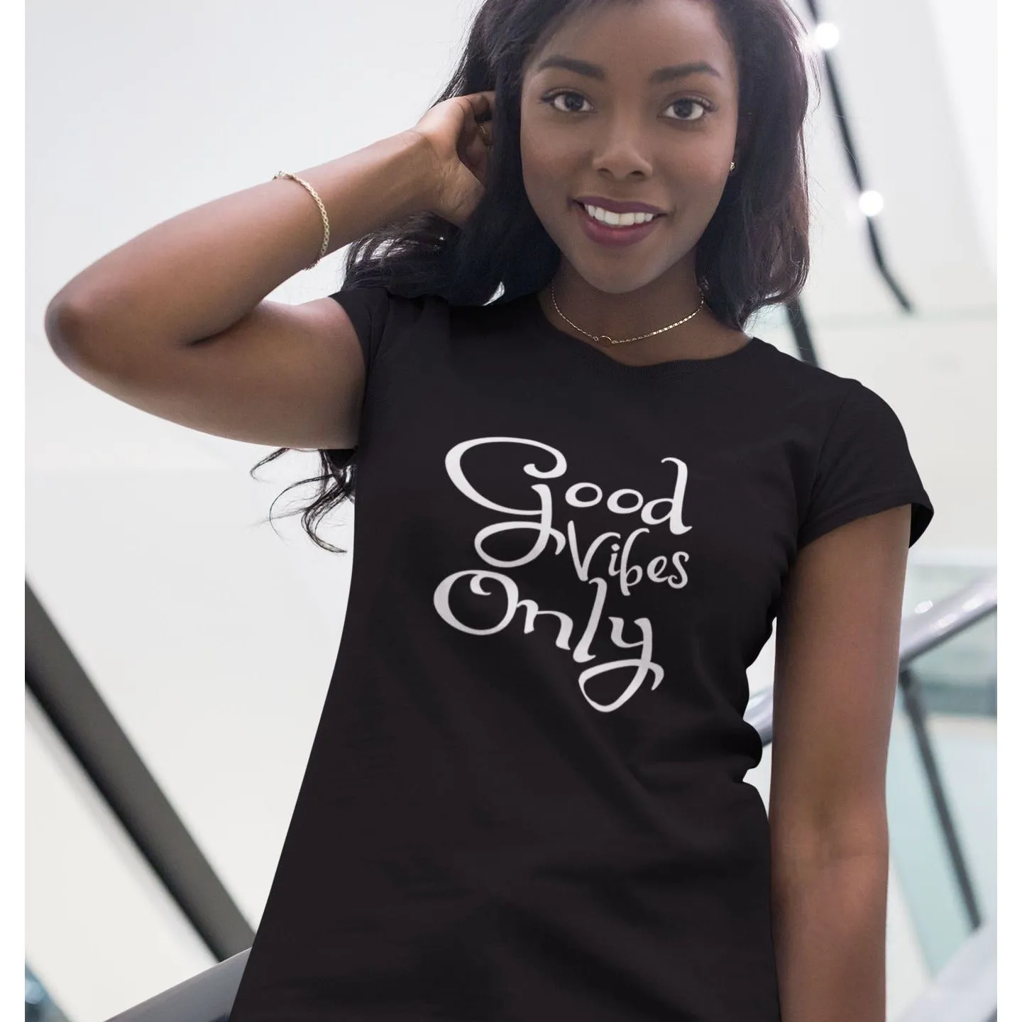 Good Vibes Only Inspirational T-Shirt