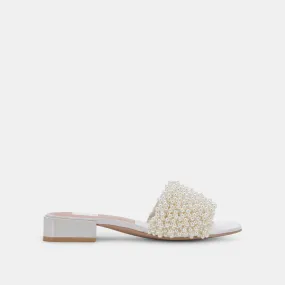 HALIE PEARL SANDALS VANILLA PEARLS– Dolce Vita 6739934642242