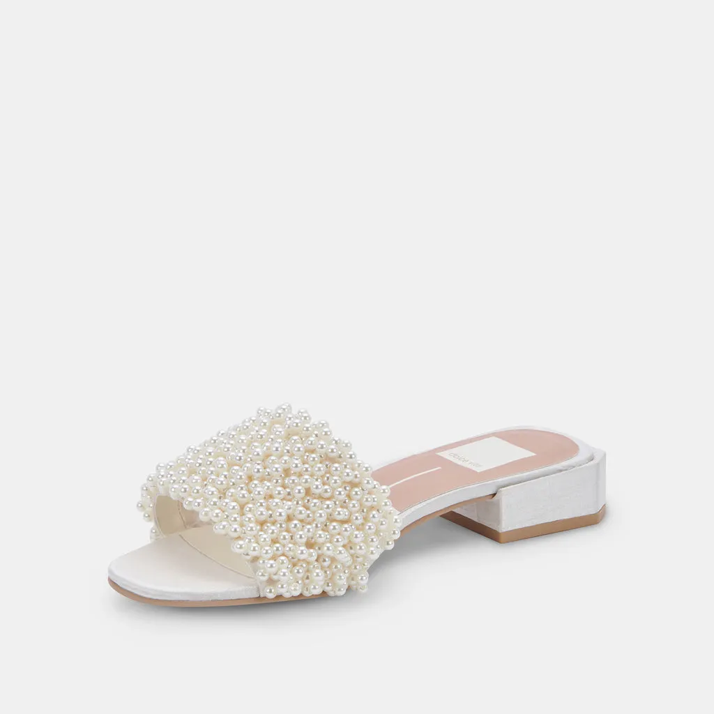 HALIE PEARL SANDALS VANILLA PEARLS– Dolce Vita 6739934642242