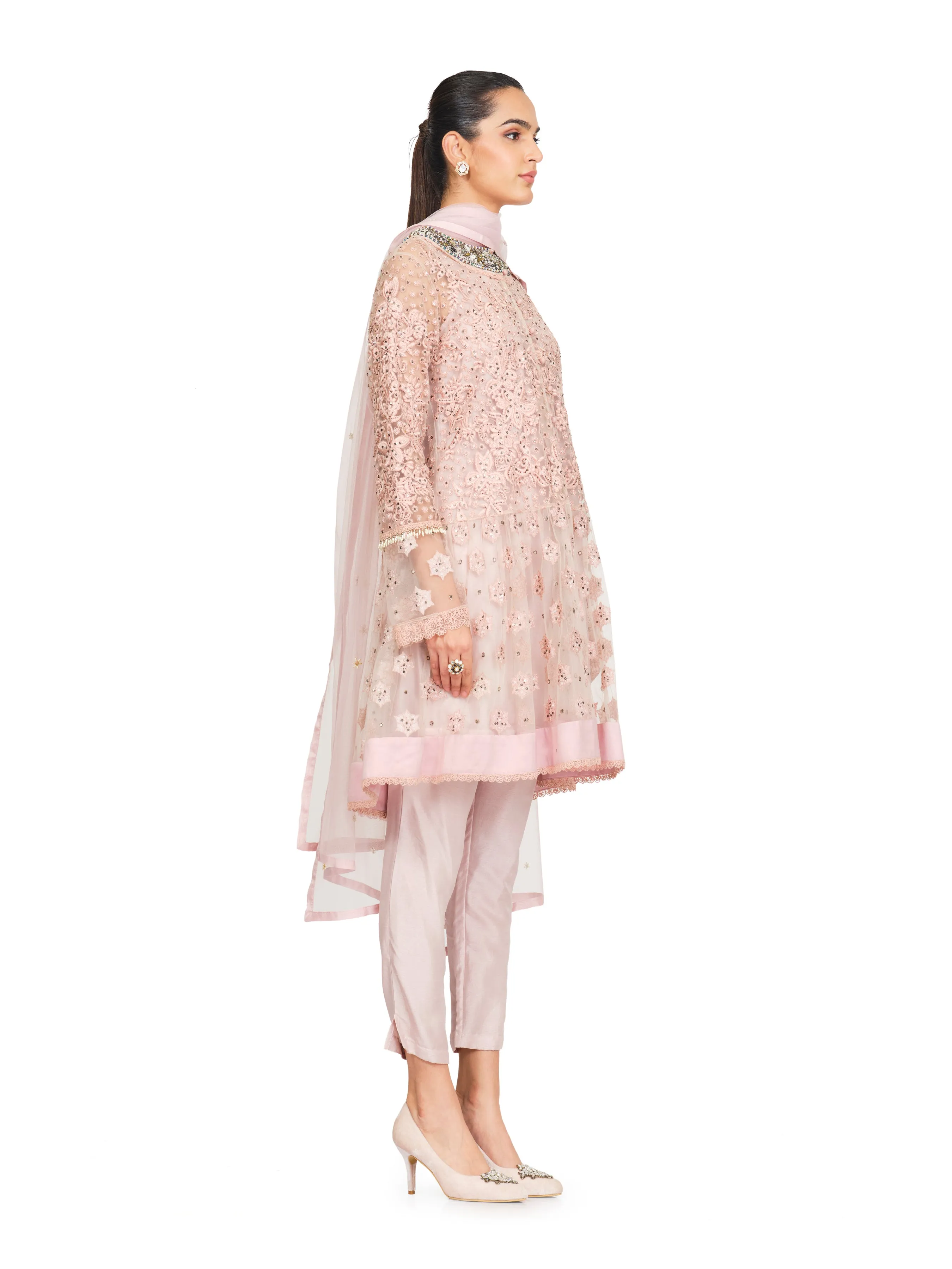 Heavy Embroidered Tunic with Added Flare