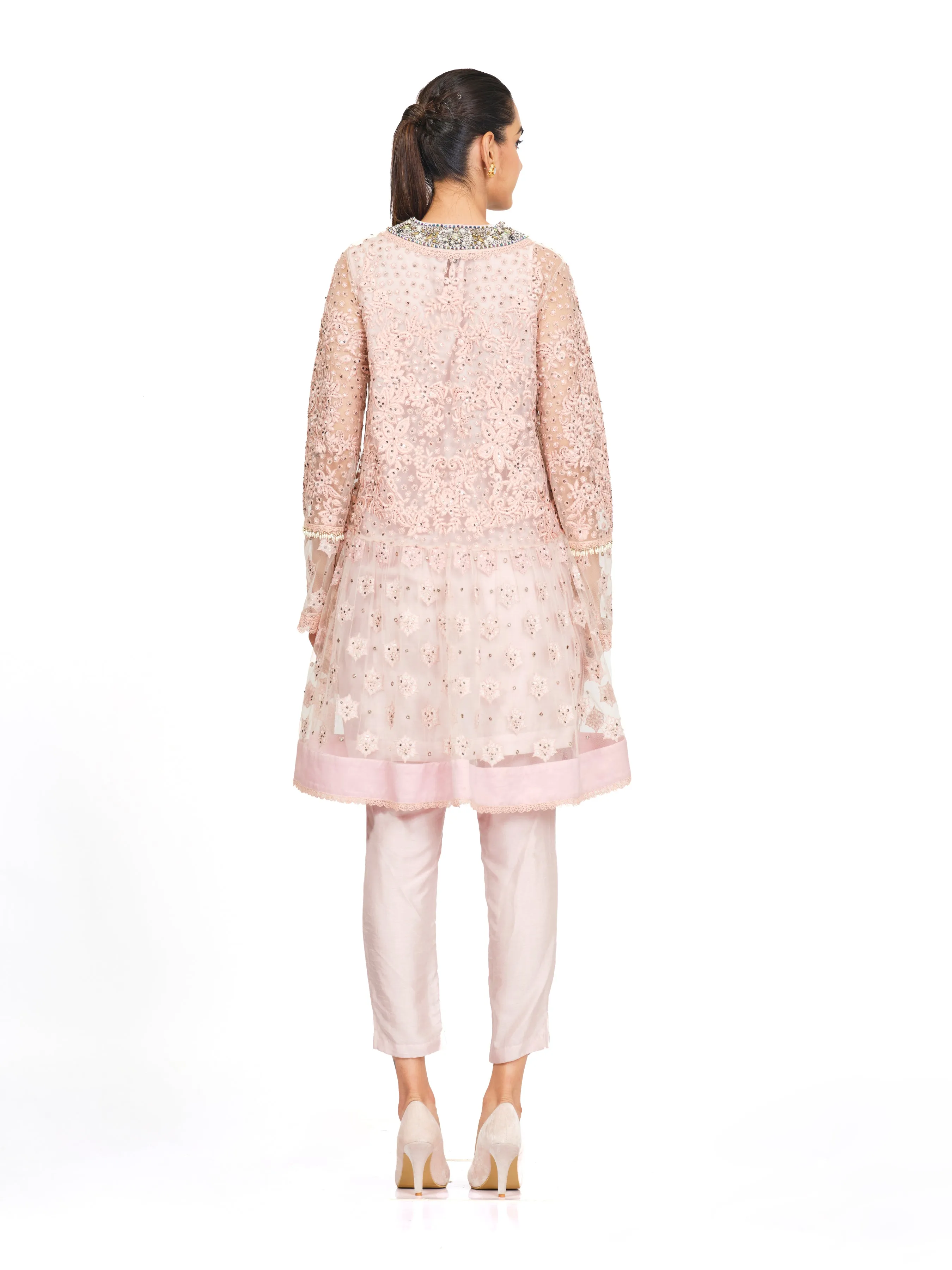 Heavy Embroidered Tunic with Added Flare