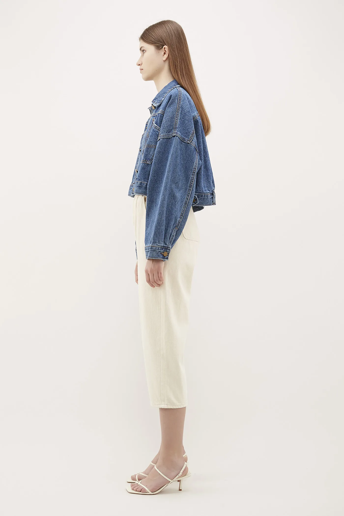 Hesther Crop Denim Jacket 