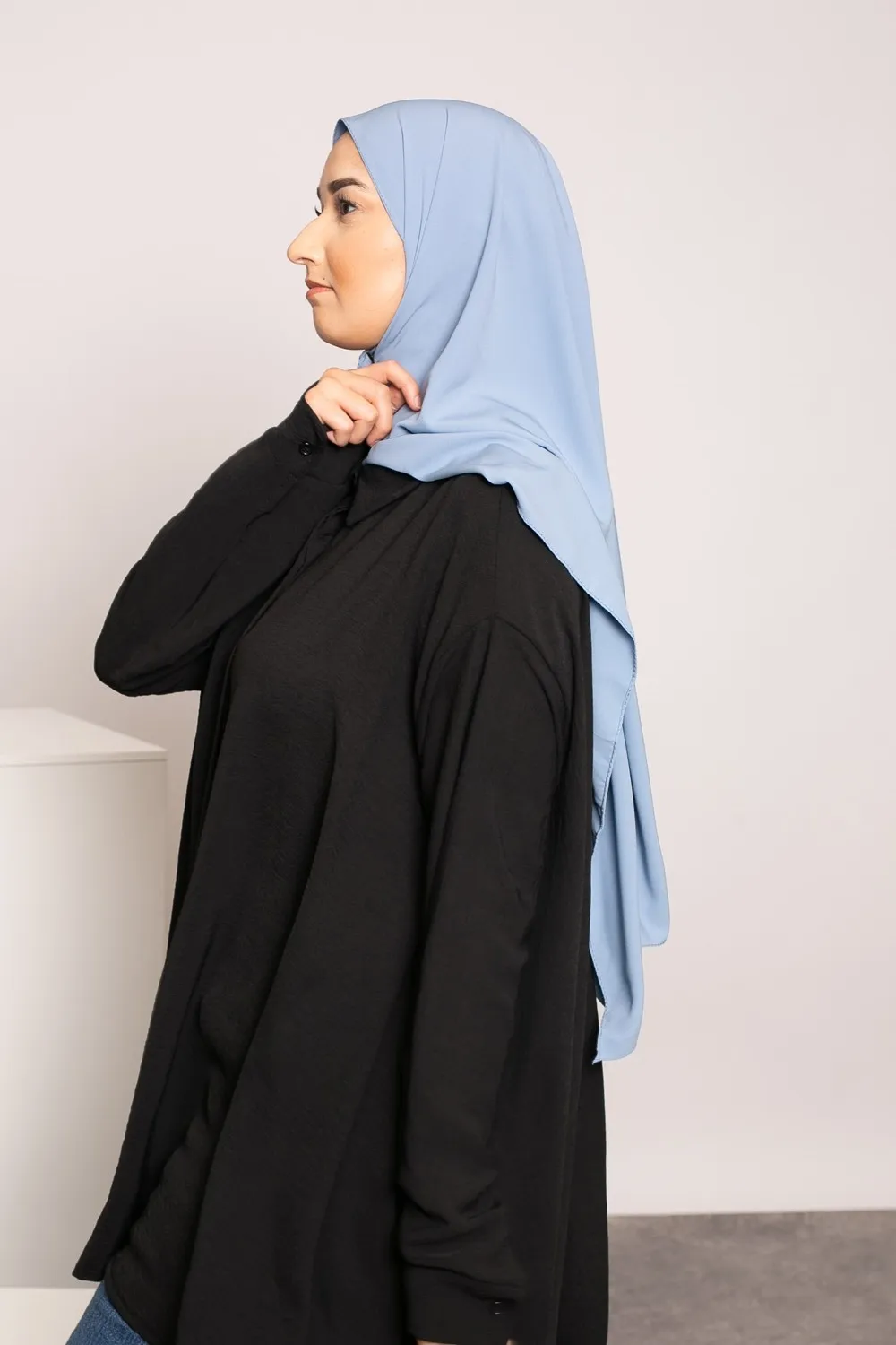 Hijab de seda medina blue jeans