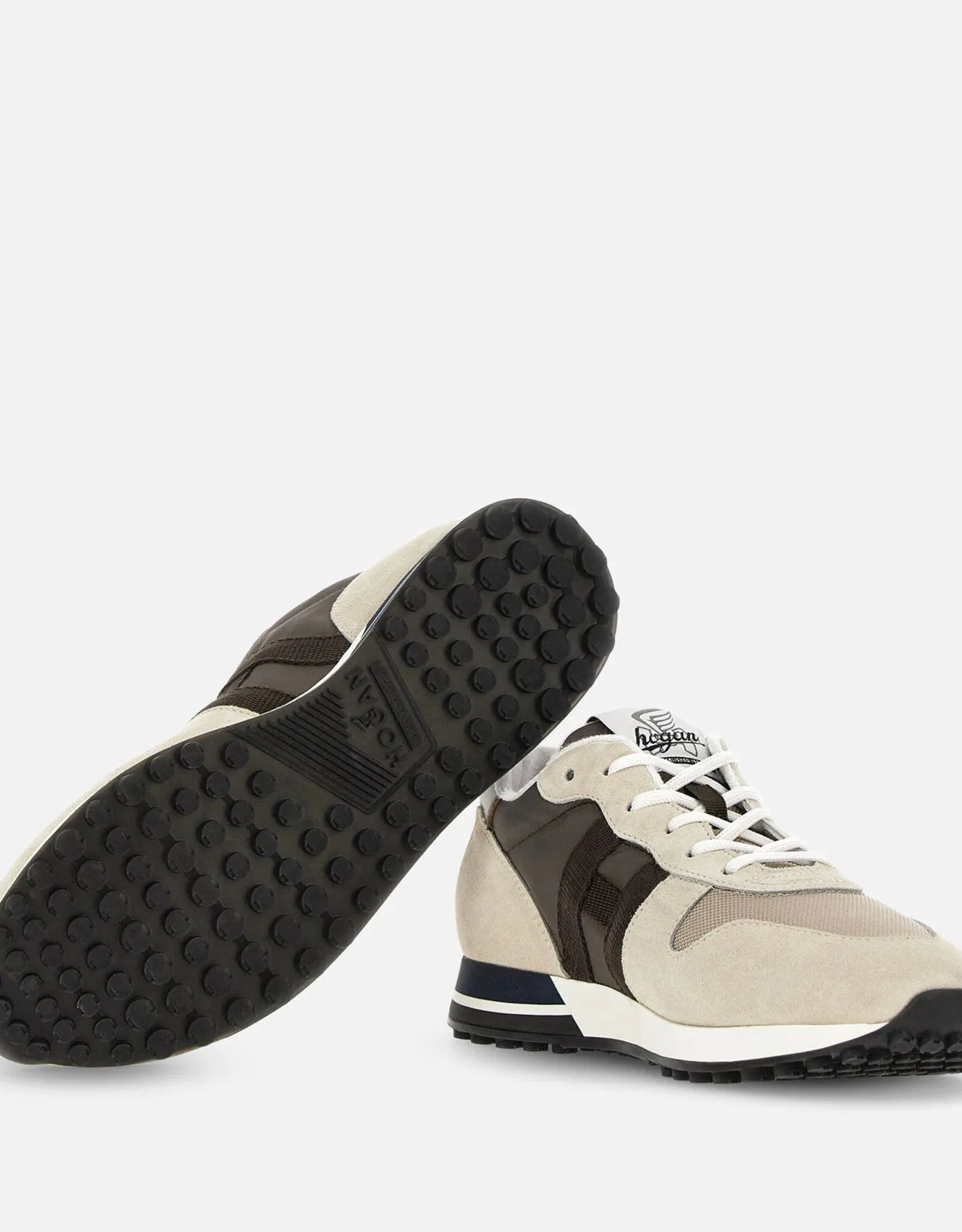 Hogan H383 Sneaker - Beige/Brown