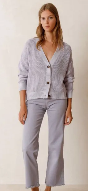 Indi & Cold Knitted Cardigan | Lilac Jasper