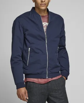 Jack & Jones Rush Bomber Jacket Navy Blazer