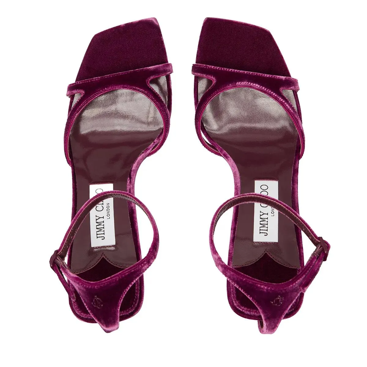 Jimmy Choo  95mm Heeled Sandals Boysenberry