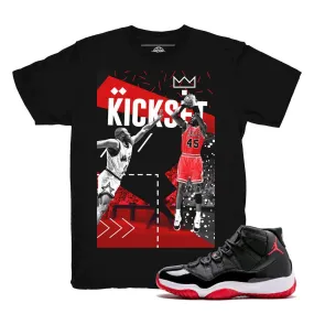 Jordan 11 Bred MJ Jumpshot Box Logo Shirt