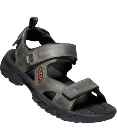 KEEN Men'S Targhee Iii Open Toe Sandals In Grey/black