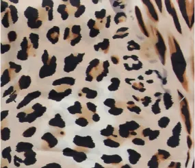 Leopard Charmeuse Silk Scarf 20