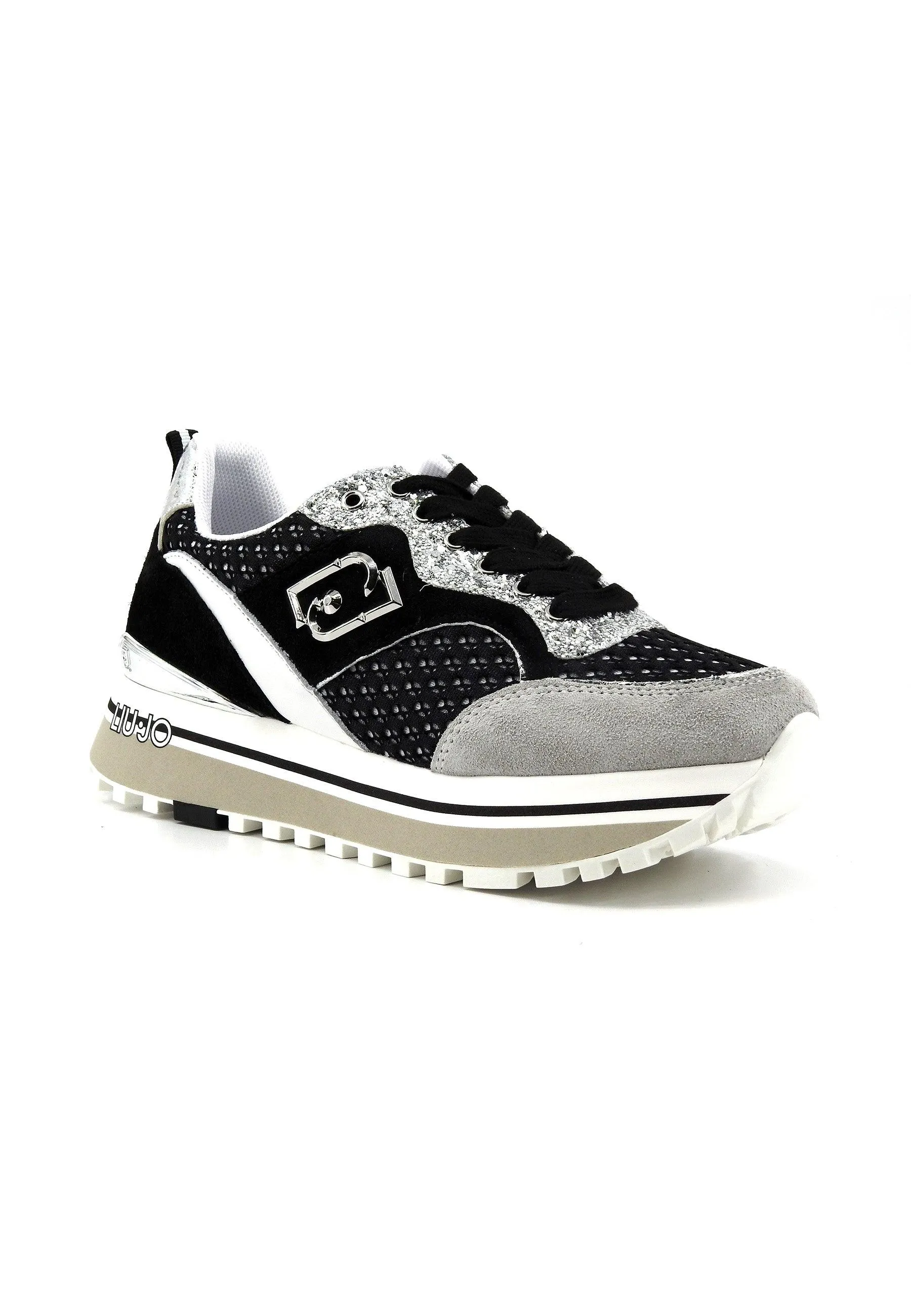 LIU JO Maxi Wonder 73 Sneaker Donna Black BA4059TX394