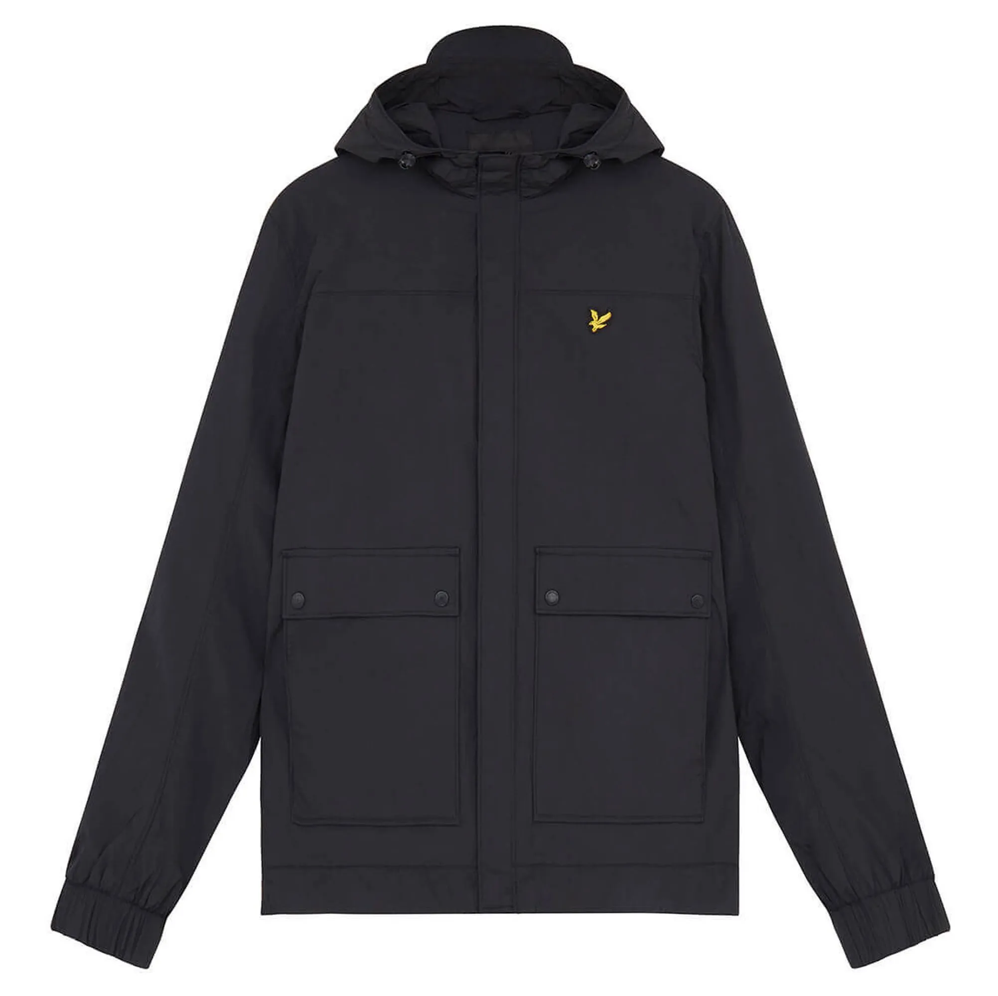 Lyle & Scott Hooded Pocket Jacket Jet Black